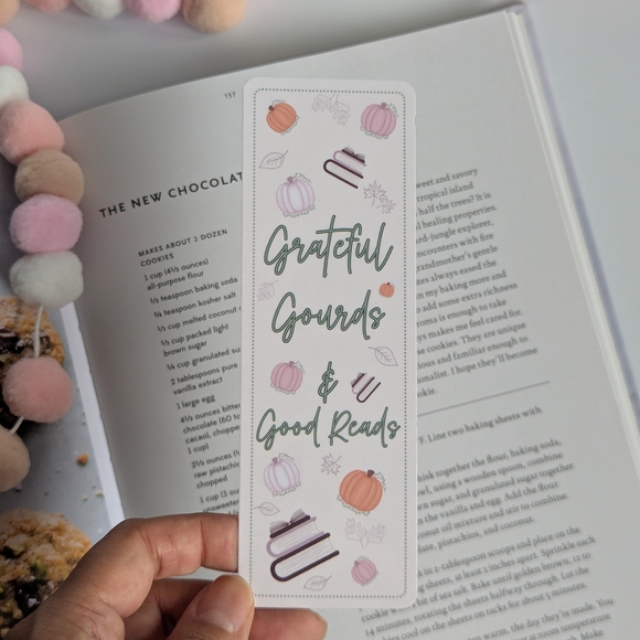 Autumn Fall And Pumpkin Themed Bookmarks Set - Picture 2 of 9